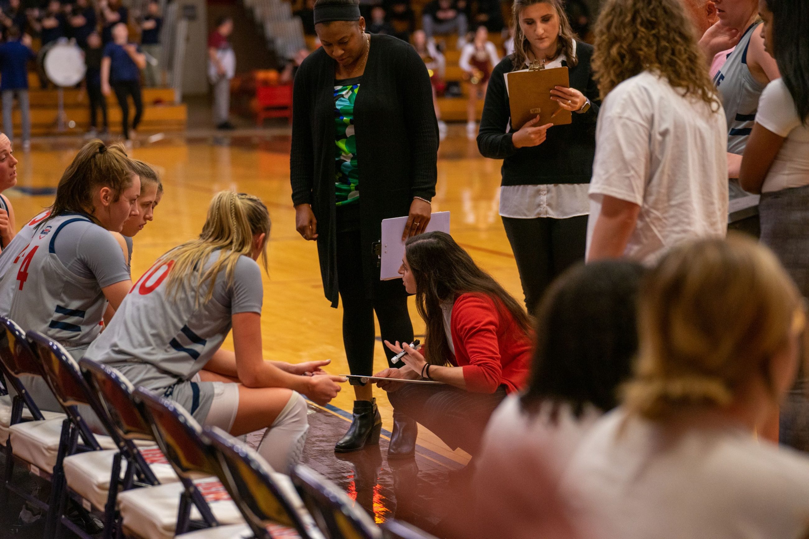 Selana Ickes Coaching Women's Basketball