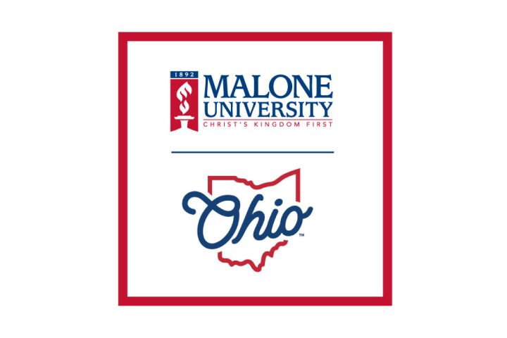 Malone University and Ohio Government Logo